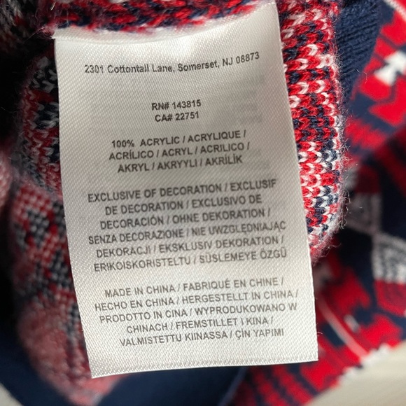 Patriots NFL Christmas Sweater Vest Size XL - Picture 3 of 4